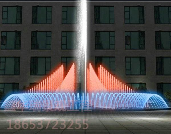 临沂鸿儒国际广场音乐喷泉工程