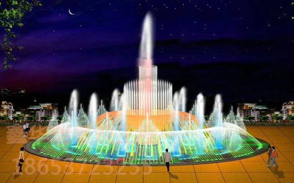 临沂金玉山集团大厦音乐喷泉工程